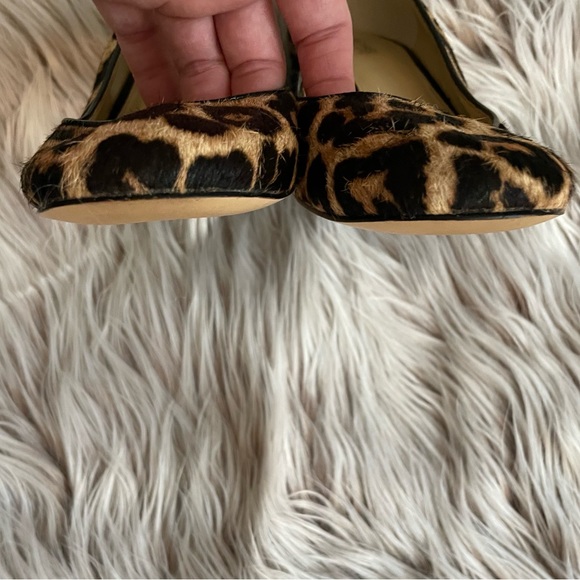 Michael Kors Arabella Leopard Calf Hair Studded Kitten Heels - Picture 6 of 7